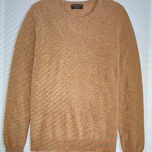Charter Club Warm Praline Heather Cashmere Crew Neck-medium